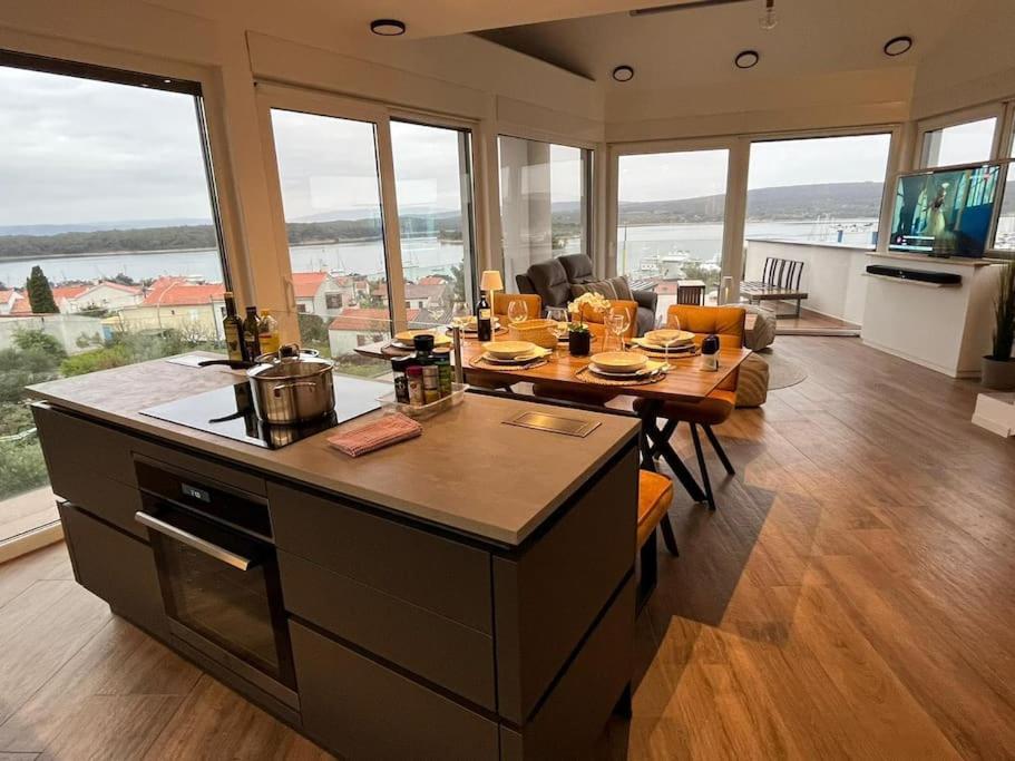 Panorama Penthouse Punat Exteriér fotografie